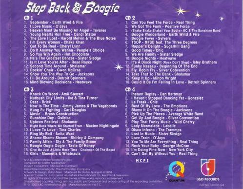 cd - Various - Step Back &amp; Boogie, Cd's en Dvd's, Cd's | Overige Cd's, Zo goed als nieuw, Verzenden