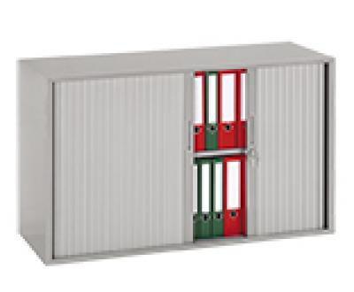 Lage roldeurkast grijs STOR 120x43x72,5, Huis en Inrichting, Kasten | Overige, Ophalen of Verzenden