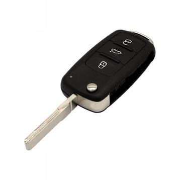 Volkswagen klapsleutel 3 knoppen. Chip: ID48 434 beschikbaar voor biedingen