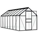 vidaXL Tuinkas met basisframe 8,17 m³ aluminium, Tuin en Terras, Verzenden, Nieuw