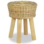vidaXL Barkruk natuurlijk rattan, Huis en Inrichting, Verzenden, Nieuw