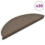 vidaXL Trapmatten Zelfklevend 30 stuks 56x17x3 cm Beige, Doe-het-zelf en Verbouw, Ladders en Trappen, Verzenden, Nieuw