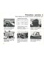 1934 CITROËN ROSALIE INSTRUCTIEBOEKJE FRANS