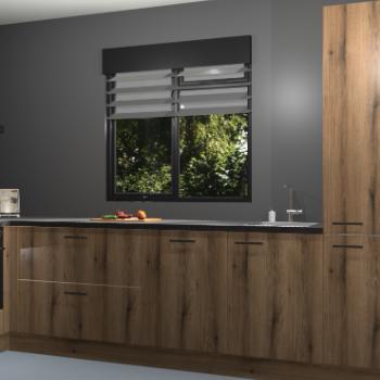 Goud Eiken keuken Luzern 59272, Huis en Inrichting, Keuken | Complete keukens, Verzenden