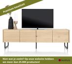 XOOON Carving lowboard eiken fineer/metalen frame, Huis en Inrichting, Kasten | Dressoirs, Ophalen of Verzenden, Nieuw, Overige materialen
