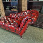 Chesterfield Daybed - Antiek Rood (SA), Huis en Inrichting, Ophalen, Eenpersoons, Klassiek, 150 tot 200 cm