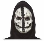 Zwart Witte Halloween Masker Schedel, Verzenden, Nieuw