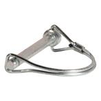 Novio As-borgpen Ø8 mm 73 mm rond verzinkt, Auto diversen, Aanhangwagen-onderdelen, Ophalen of Verzenden, Nieuw