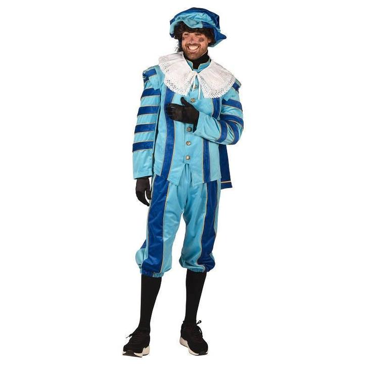 Pietenpak Cadiz Kobaltblauw-Turquoise — M, Diversen, Sinterklaas, Nieuw, Ophalen of Verzenden