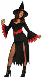 Halloween Kostuum Dames Heks Rood, Nieuw, Verzenden