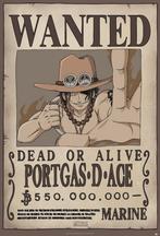 Poster One Piece Wanted Ace 61x91,5cm, Verzenden, Nieuw, A1 t/m A3
