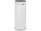 Brabantia Touch Bin Prullenbak - 30 liter - White, Huis en Inrichting, Verzenden, Zo goed als nieuw