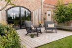 Atlanta/Canto loungestoelen set (3-delig) - Antraciet, Verzenden, Nieuw, Overige materialen, Loungeset