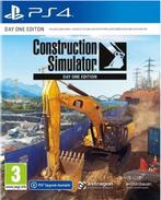 Construction Simulator - Day One Edition PS4 Morgen in huis!, 1 speler, Ophalen of Verzenden, Zo goed als nieuw, Vanaf 3 jaar