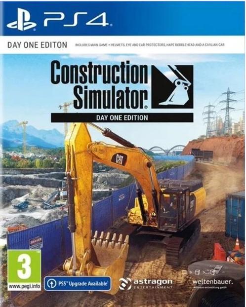 Construction Simulator - Day One Edition PS4 Morgen in huis!, Spelcomputers en Games, Games | Sony PlayStation 4, 1 speler, Zo goed als nieuw