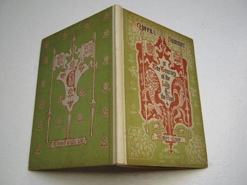 Walter Crane - - Queen summer, or The journey of the lily &, Antiek en Kunst, Antiek | Boeken en Bijbels