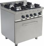 Gasfornuis 4 pits met gas oven - E7/KUPG4LO, Verzenden, Nieuw in verpakking