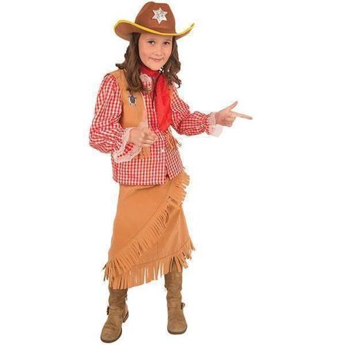 Kostuum Cowgirl Sheriff 5-delig, Kleding | Dames, Carnavalskleding en Feestkleding, Nieuw, Ophalen of Verzenden