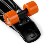 Skateboard Retro 57 cm Zwart-Oranje (Skate - Longboards), Sport en Fitness, Skateboarden, Verzenden, Nieuw