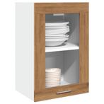 vidaXL Hangkast Lyon 40x31x60 cm bewerkt hout artisanaal, Huis en Inrichting, Verzenden, Nieuw, Bruin