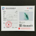 Natural jade landscape pendant - Gecertificeerde Jadeïet