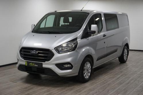 Ford Transit Custom 2.0 TDCI 130PK Dubbel Cabine Nr. 158, Auto's, Bestelauto's, Dealer onderhouden, Onderhoudsboekje, Grijs, Handgeschakeld