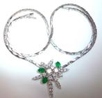 Halsketting - 14 karaat Witgoud - 2.35ct. tw. Diamant, Sieraden, Tassen en Uiterlijk, Kettingen, Nieuw