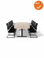 Tube - Vergadertafel - 260x120 - Bootvormig - Zwart - Nieuw, Vergader- of Presentatieruimte, Ophalen of Verzenden, Nieuw zonder verpakking