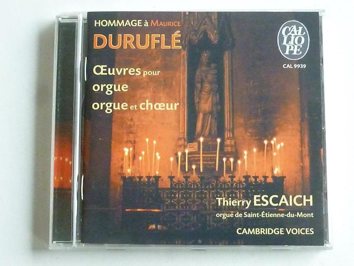 Thierry Escaich - Hommage a Maurice Durufle, Cd's en Dvd's, Cd's | Klassiek, Zo goed als nieuw, Verzenden