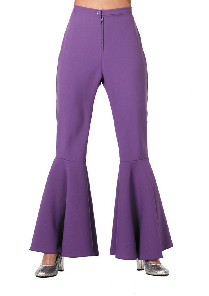 Hippie broek paars Jess, Kleding | Dames, Carnavalskleding en Feestkleding, Nieuw, Ophalen of Verzenden