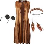 2dekans | dressforfun - dameskostuum hippie vest - XL -, Ophalen of Verzenden, Zo goed als nieuw