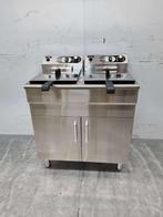 HCB RVS Dubbele Friteuse Frituur 2 x 16 liter 400V Horeca, Ophalen of Verzenden, Nieuw in verpakking