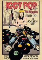 Posters - Poster Iggy Pop - Rock N Roll Farm, Verzamelen, Zo goed als nieuw, Verzenden