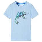 vidaXL Kindershirt met korte mouwen 104 lichtblauw, Verzenden, Nieuw