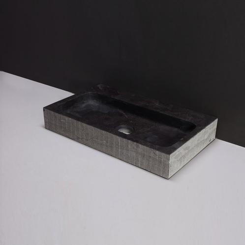 Forzalaqua Gotenburg Hardsteen Gefrijnd 50x30x8 cm Met, Doe-het-zelf en Verbouw, Sanitair, Overige typen, Nieuw, Ophalen of Verzenden