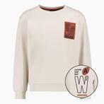 Unsigned jongens sweater met backprint beige maat 134/140, Kleding | Dames, Truien en Vesten, Verzenden, Nieuw