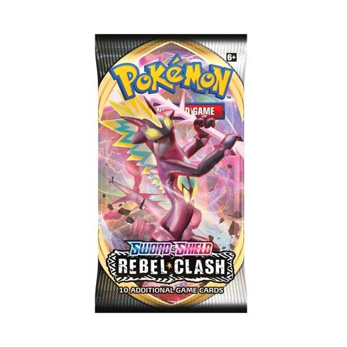 Pokemon Sword & Shield - Rebel Clash - Booster Pack, Hobby en Vrije tijd, Verzamelkaartspellen | Pokémon, Nieuw, Foil, Verzenden