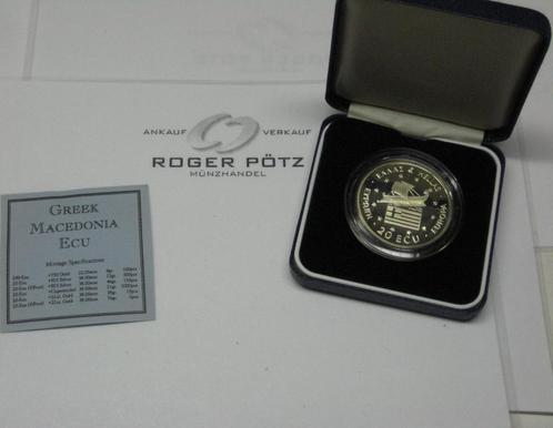 20 Ecu 1993 Griechenland zilver Piedfort Pp mit Echtheits..., Postzegels en Munten, Munten | Europa | Niet-Euromunten, Verzenden