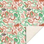 2 Kleine rollen - Cadeaupapier 30 cm - Bookworm, Diversen, Nieuw