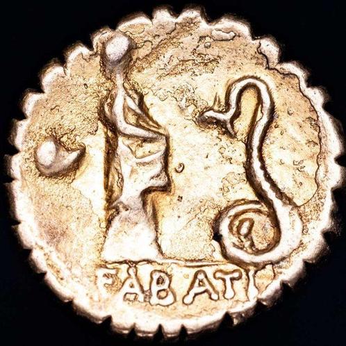 Romeinse Republiek. L. Roscius Fabatus, 59 v.Chr.. Denarius, Postzegels en Munten, Munten | Europa | Niet-Euromunten