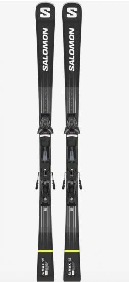 SALOMON X MAX 12 + Z12 model 24   33% korting, Sport en Fitness, Skiën en Langlaufen, Skiën, 160 tot 180 cm, Carve, Nieuw, Salomon