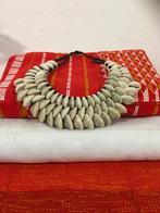 Kerstaanbieding rode geweven Kente met gratis ketting, Kleding | Dames, Gelegenheidskleding, Overige typen, Verzenden, Nieuw, Kente