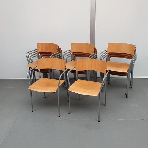 GROTE PARTIJ Ahrend houten stoelen - beuken, Huis en Inrichting, Stoelen, Ophalen of Verzenden