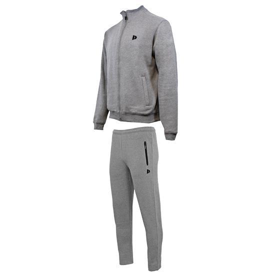 Donnay Donnay Heren - Joggingsuit Mees - Zilvergrijs, Kleding | Heren, Broeken en Pantalons, Nieuw, Verzenden