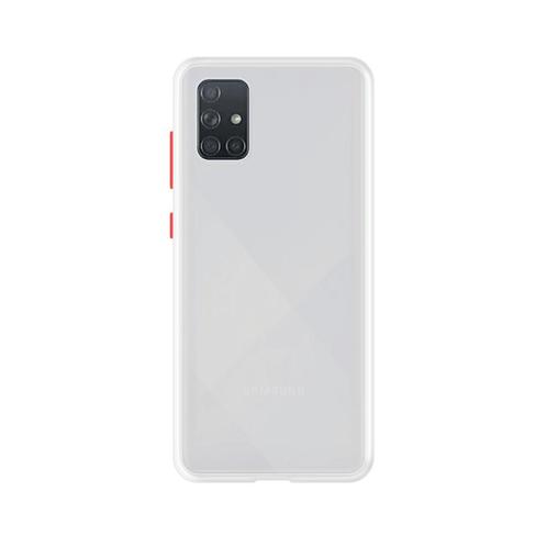 Samsung Galaxy A71 Back Cover - Wit/Transparant, Telecommunicatie, Mobiele telefoons | Toebehoren en Onderdelen, Bescherming, Nieuw