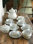 Limoges, GIRAUD - Koffieservies voor 6 (15) - Porselein -