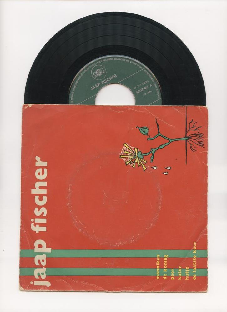 Jaap Fischer – Monniken / De Koning / Peer / Kater / Hu..., Cd's en Dvd's, Vinyl Singles, Verzenden