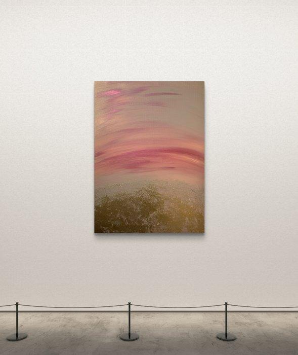 LeeJaimy - Aurora Rosé, Antiek en Kunst, Kunst | Schilderijen | Modern