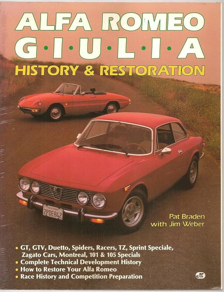 Alfa Romeo Giulia History and Restoration Guide, Boeken, Auto's | Boeken, Algemeen, Zo goed als nieuw, Verzenden