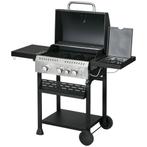 TRUUSK Gasgrill 3 KW 3+1 Brander BBQ Grillwagen Van Roestvri, Verzenden, Nieuw, TRUUSK
